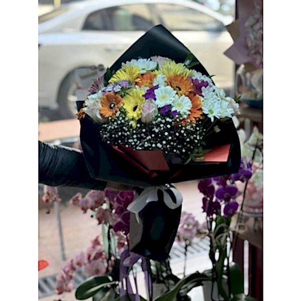 Karışık Gerbera Buketi